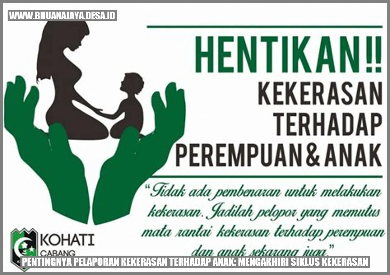 Pentingnya Pelaporan Kekerasan Terhadap Anak: Mengakhiri Siklus Kekerasan
