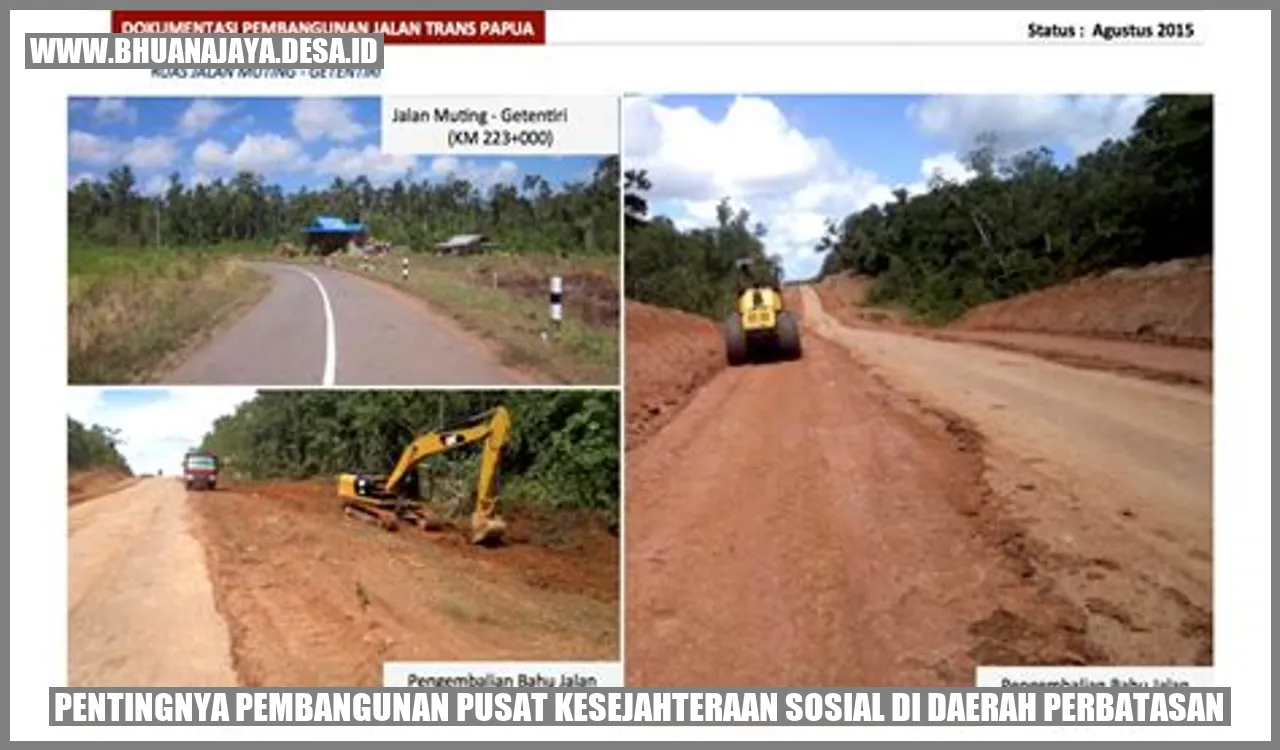 Pentingnya Pembangunan Pusat Kesejahteraan Sosial di Daerah Perbatasan