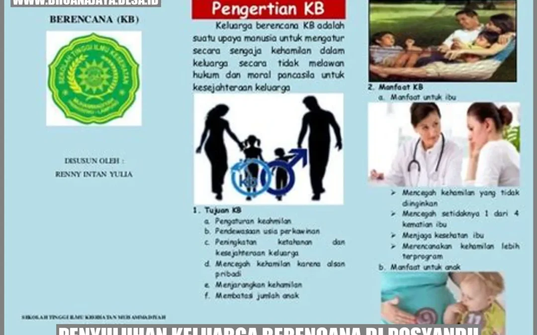 Penyuluhan Keluarga Berencana di Posyandu: Pengendalian Pertumbuhan Penduduk