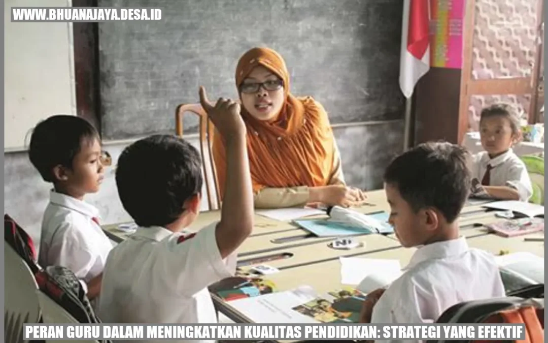 Peran Guru dalam Meningkatkan Kualitas Pendidikan: Strategi yang Efektif