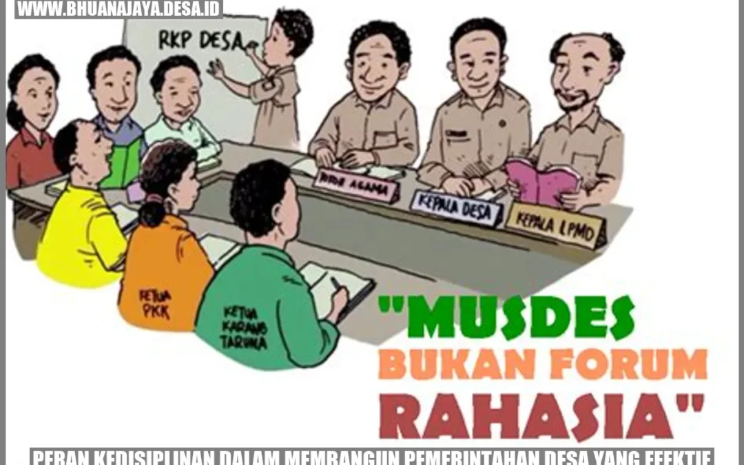 Peran Kedisiplinan dalam Membangun Pemerintahan Desa yang Efektif