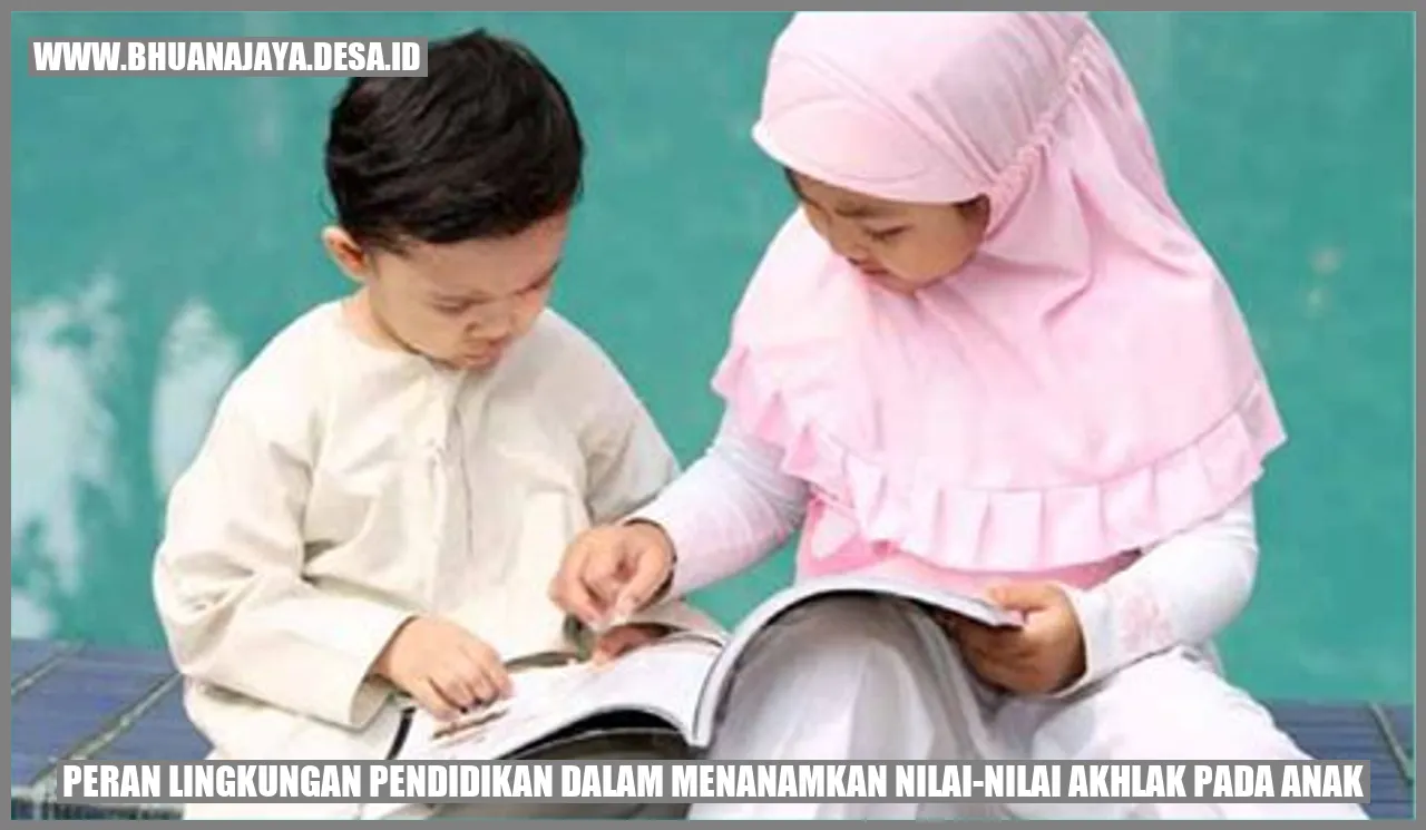 Peran Lingkungan Pendidikan dalam Menanamkan Nilai-nilai Akhlak pada Anak