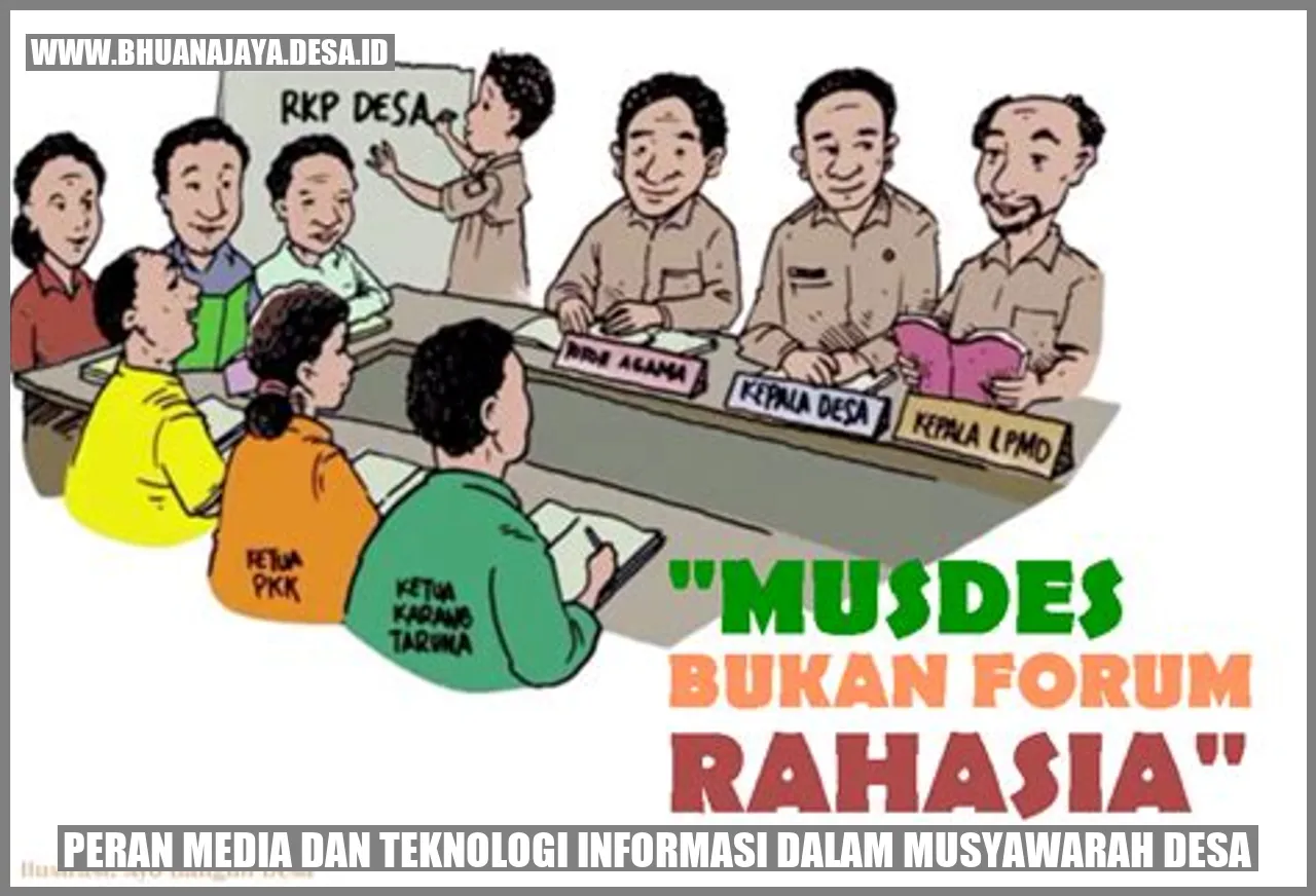Peran media dan teknologi informasi dalam musyawarah desa