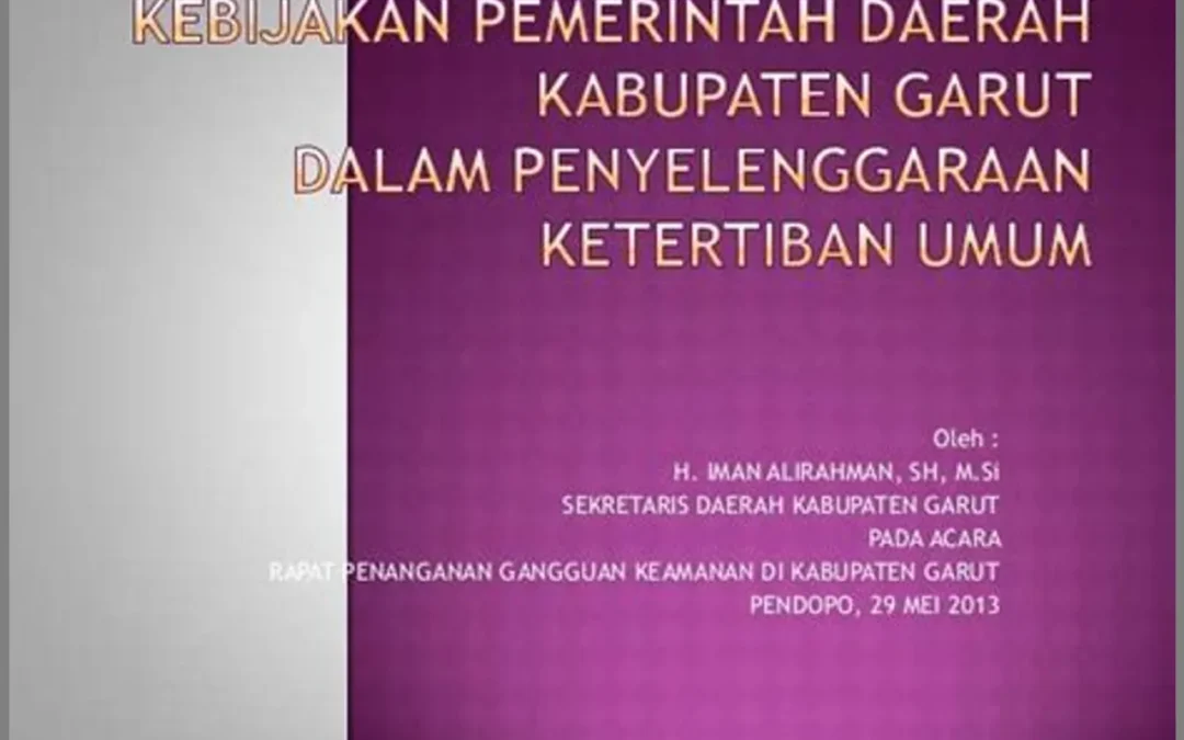 Peran Pemerintah dalam Menciptakan Kebijakan Ketertiban Lingkungan yang Efektif