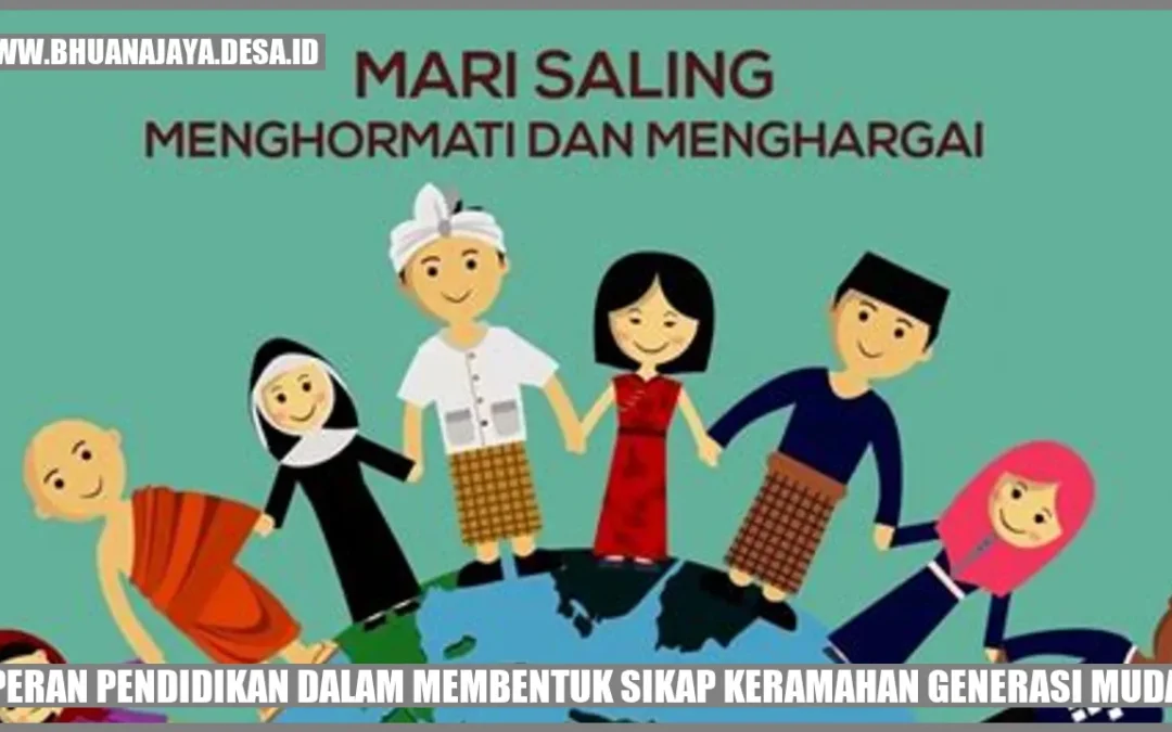 Peran Pendidikan dalam Membentuk Sikap Keramahan Generasi Muda