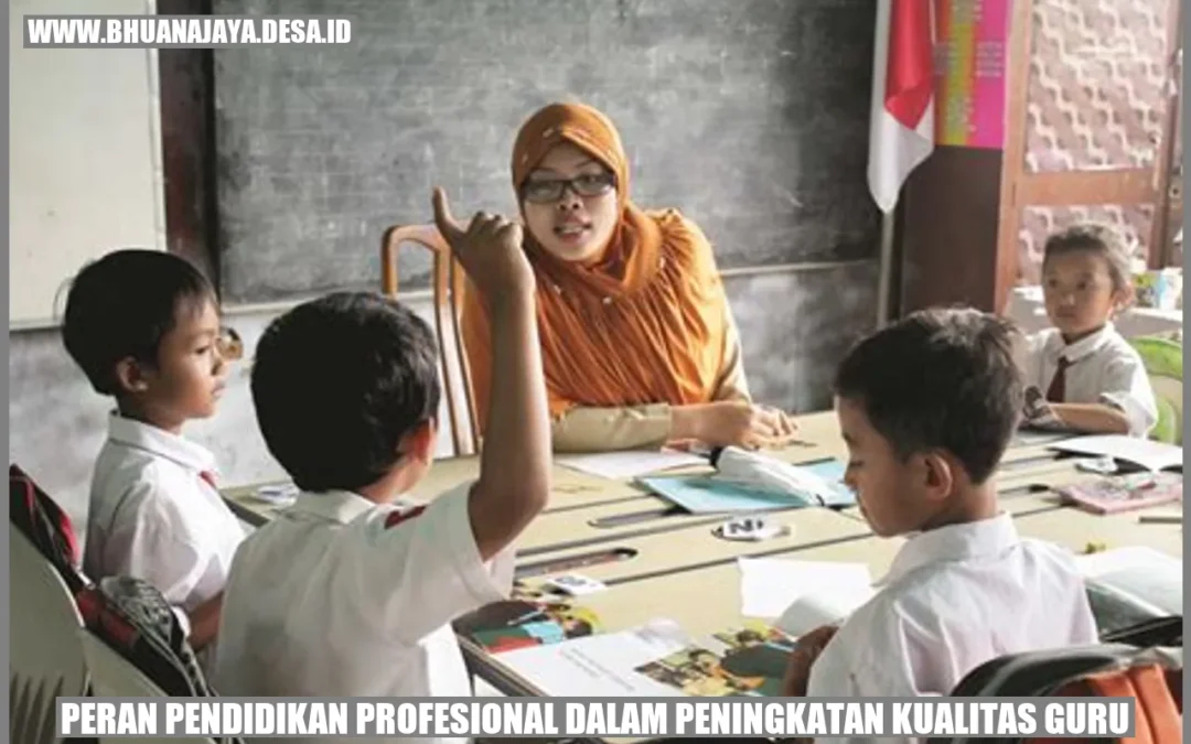 Peran Pendidikan Profesional dalam Peningkatan Kualitas Guru