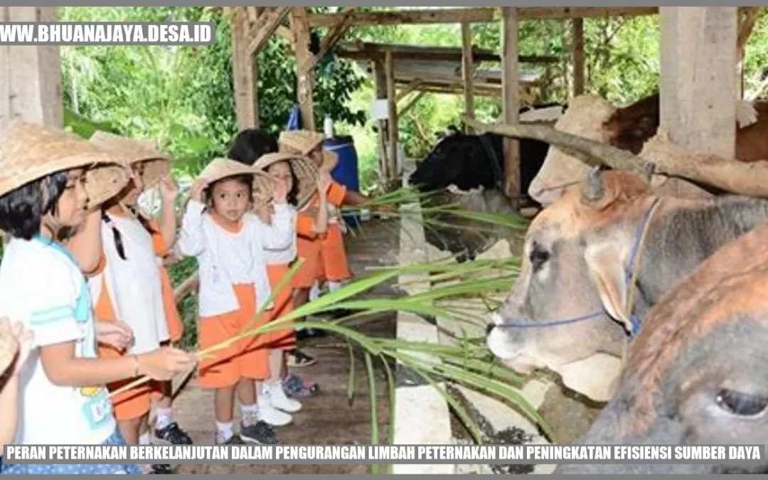 Peran Peternakan Berkelanjutan dalam Pengurangan Limbah Peternakan dan Peningkatan Efisiensi Sumber Daya