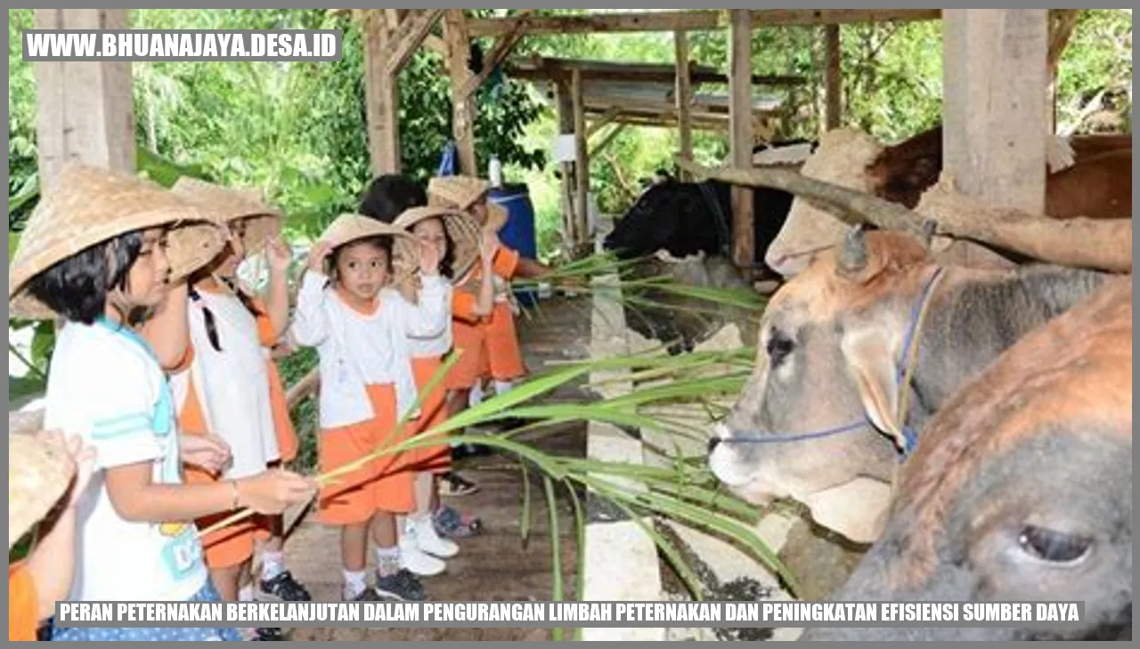 Peran Peternakan Berkelanjutan dalam Pengurangan Limbah Peternakan dan Peningkatan Efisiensi Sumber Daya