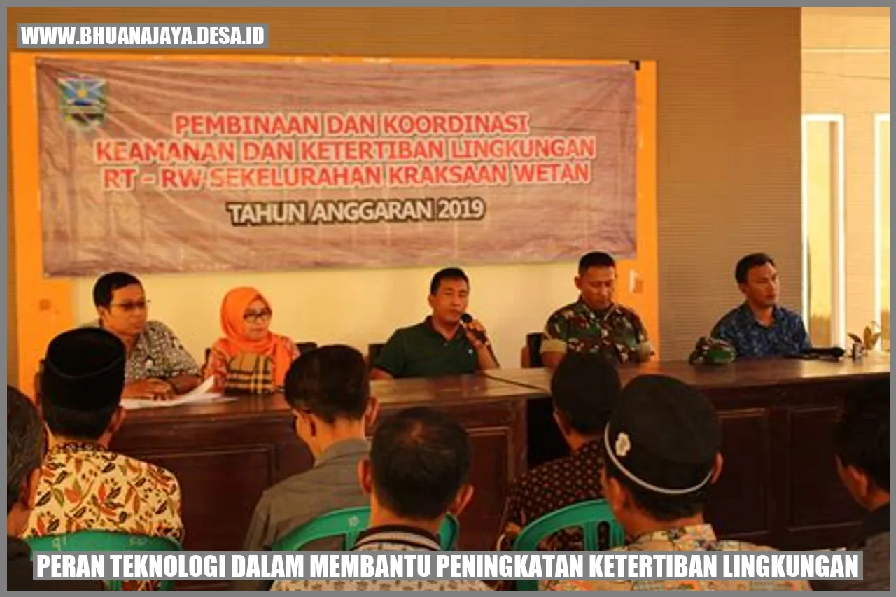 Peran Teknologi dalam Membantu Peningkatan Ketertiban Lingkungan