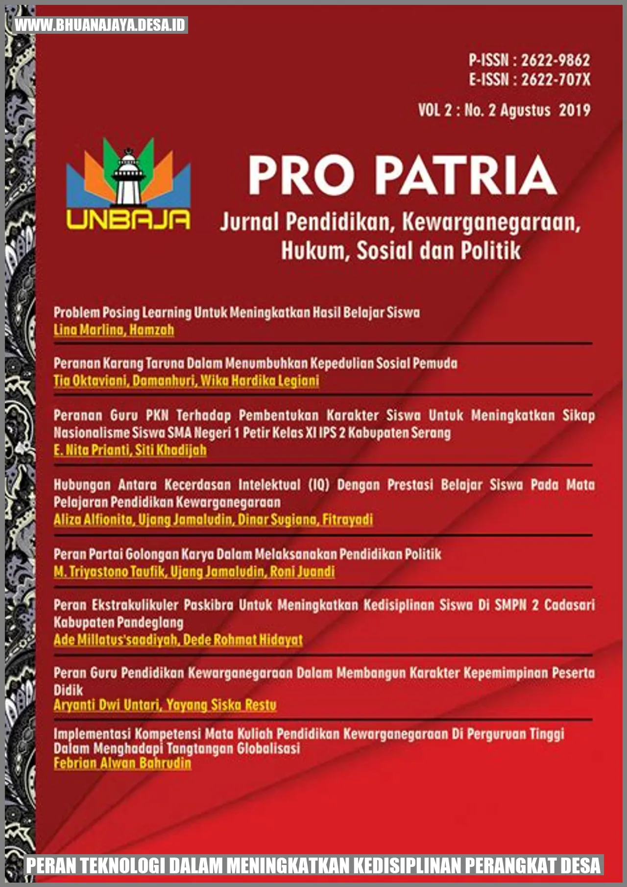 Peran Teknologi dalam Meningkatkan Kedisiplinan Perangkat Desa