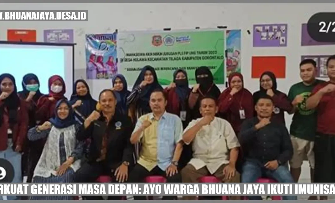 Perkuat Generasi Masa Depan: Ayo Warga Bhuana Jaya Ikuti Imunisasi!