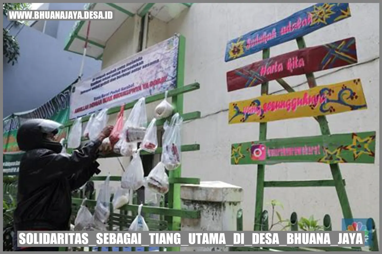 Solidaritas Sebagai Tiang Utama di Desa Bhuana Jaya
