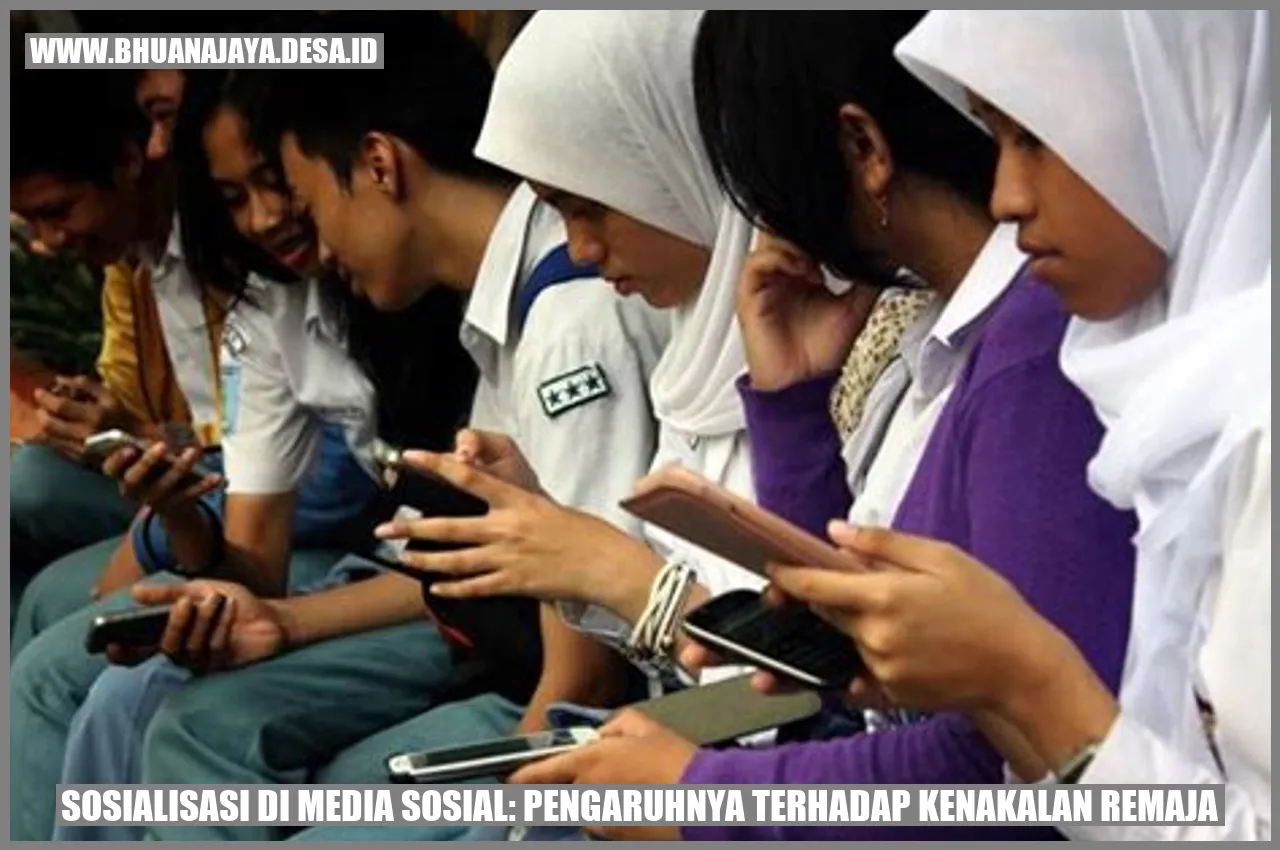 Sosialisasi di Media Sosial: Pengaruhnya terhadap Kenakalan Remaja