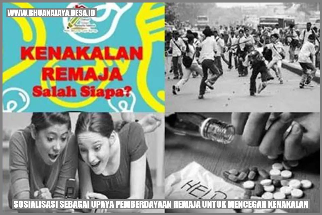 Sosialisasi sebagai Upaya Pemberdayaan Remaja untuk Mencegah Kenakalan