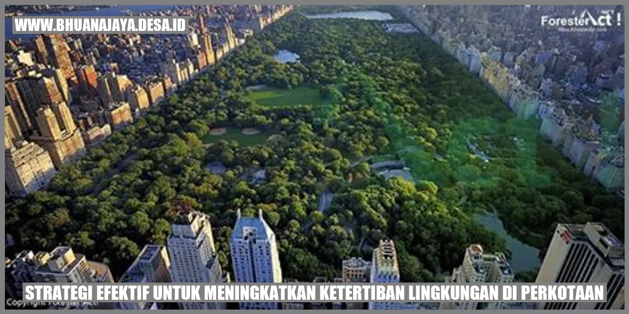 Strategi Efektif untuk Meningkatkan Ketertiban Lingkungan di Perkotaan