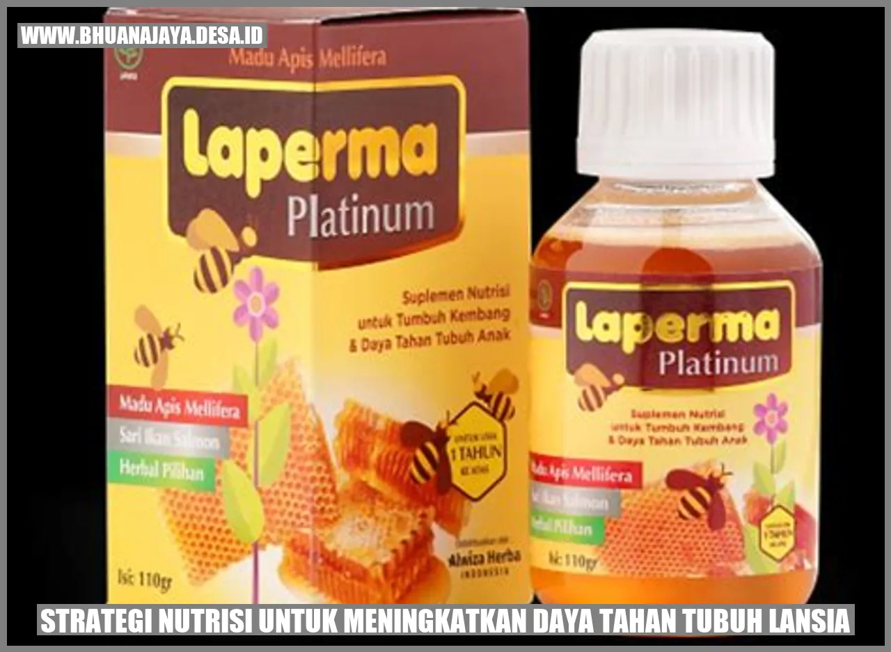 Strategi Nutrisi untuk Meningkatkan Daya Tahan Tubuh Lansia