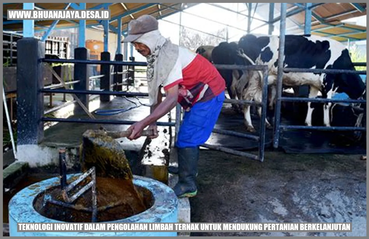 Teknologi Inovatif dalam Pengolahan Limbah Ternak untuk Mendukung Pertanian Berkelanjutan