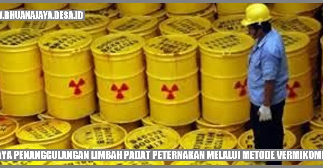 Upaya Penanggulangan Limbah Padat Peternakan melalui Metode Vermikompos