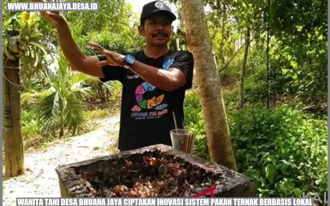 Wanita Tani Desa Bhuana Jaya Ciptakan Inovasi Sistem Pakan Ternak Berbasis Lokal