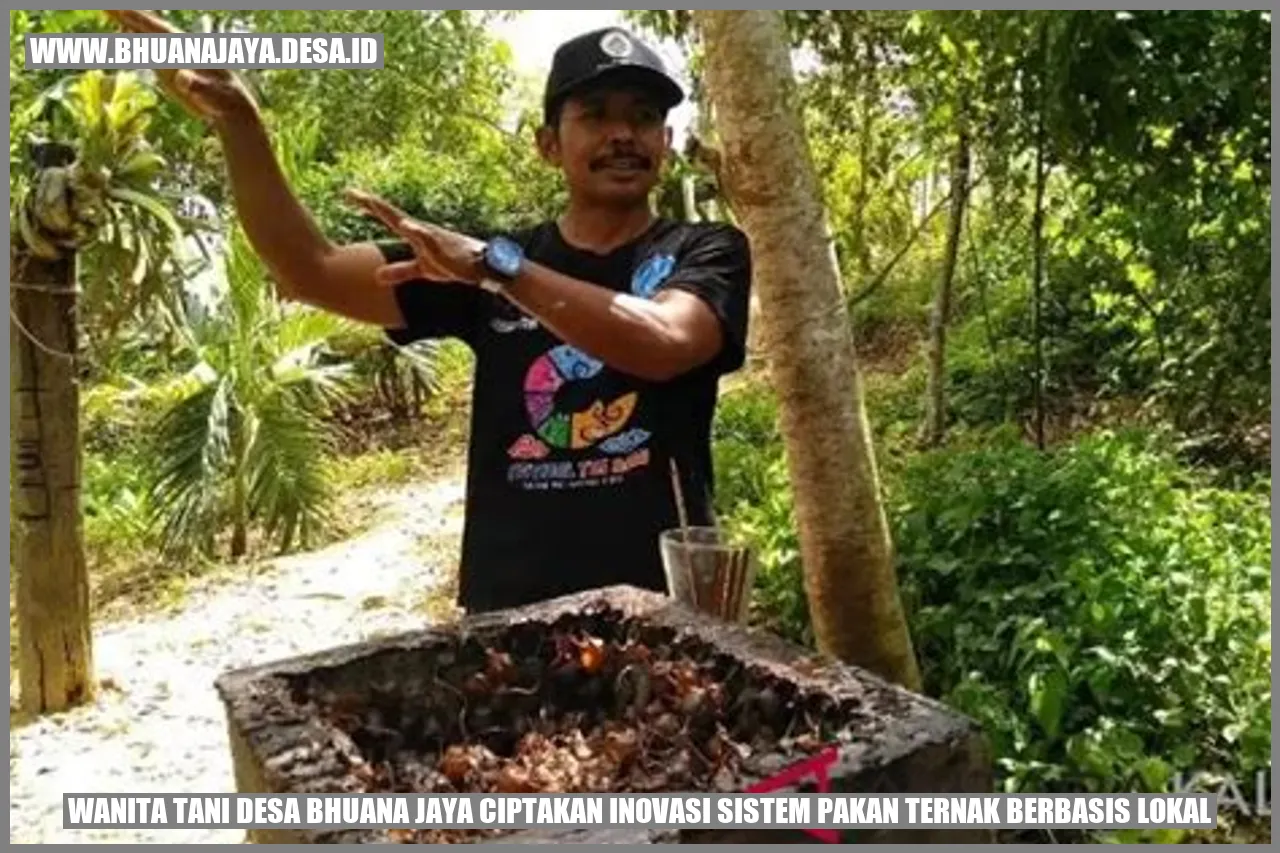 Wanita Tani Desa Bhuana Jaya Ciptakan Inovasi Sistem Pakan Ternak Berbasis Lokal